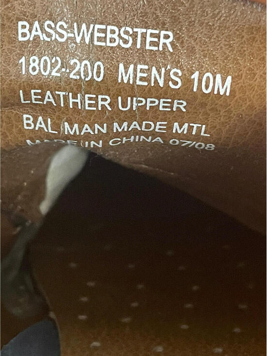 G.H. Bass & Co. Mens Chase Oxford Shoes Brown Leather Lace Up Size: 10M (A368) main image 5